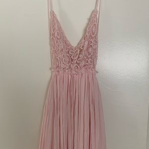 Lulus - Blush Long Dress